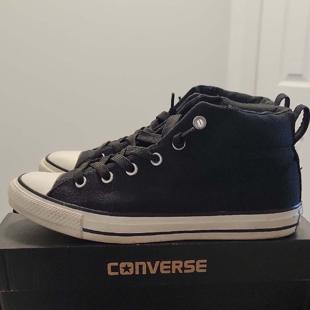 Converse Black Canvas Sneakers